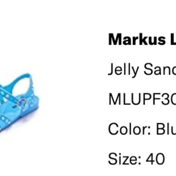 Markus Lupfer Jelly Rhinestone Sandal- Y2K 90s ShopBop NWT never worn size 40 - Picture 6 of 6